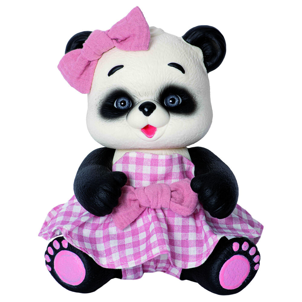 Reborn Puppy Panda Bädddocka – 25 cm Vinylfigur