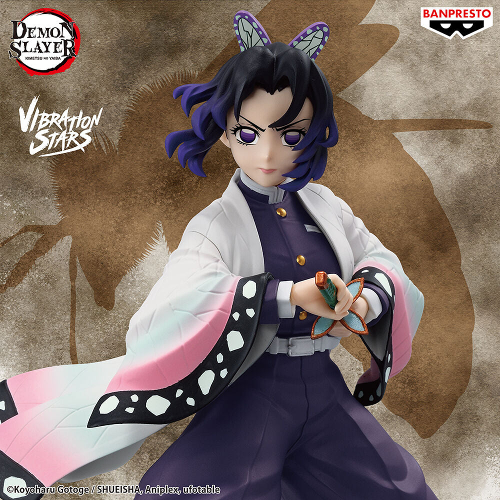 Demon Slayer Kimetsu no Yaiba Shinobu Kocho Vibration Stars Figur 14cm
