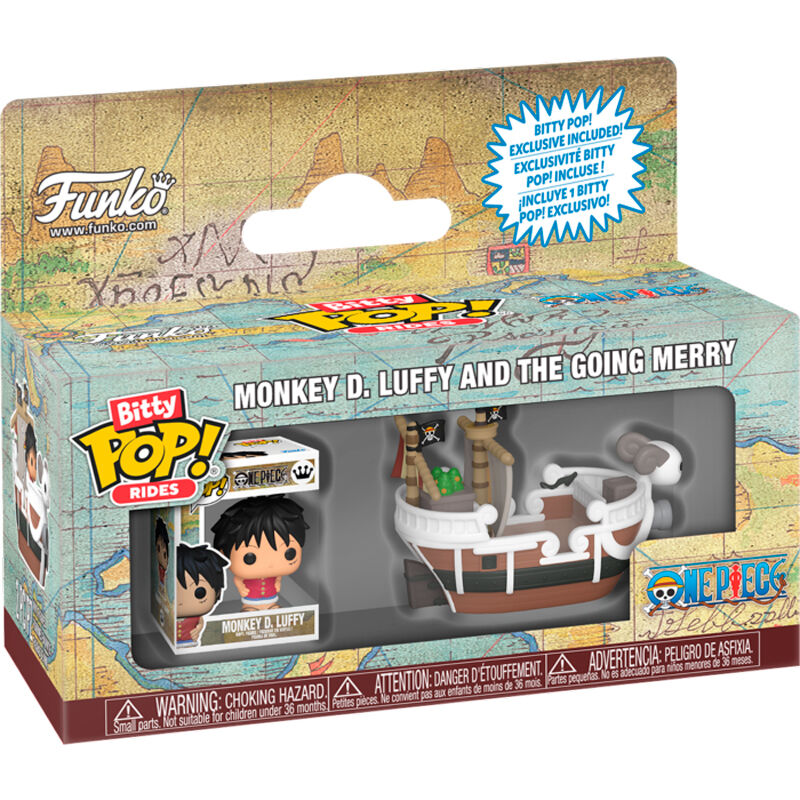 Bitty POP Ride Figur: One Piece Monkey D. Luffy och Going Merry