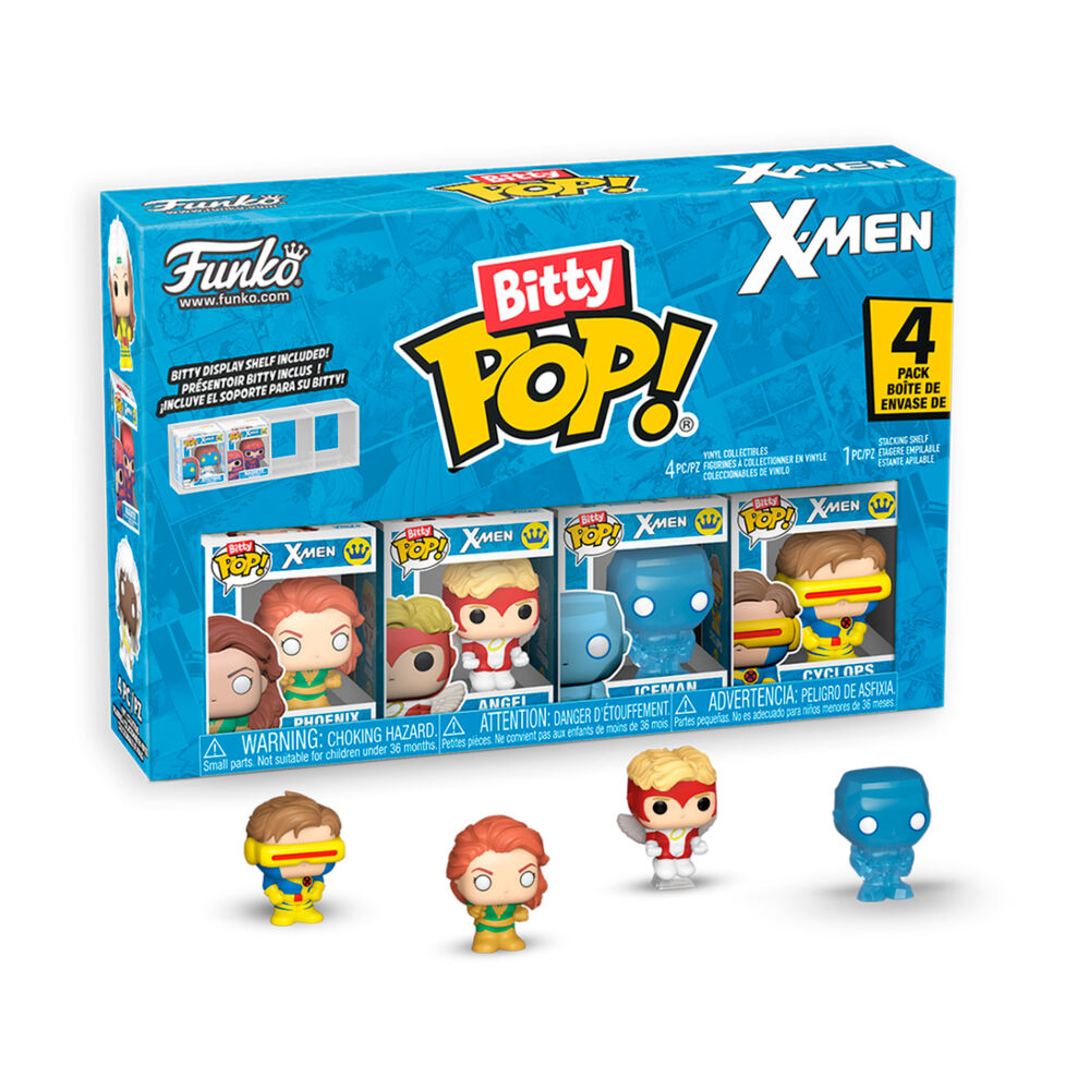 Blister 4 figurer Bitty POP Marvel X-Men Jean Grey