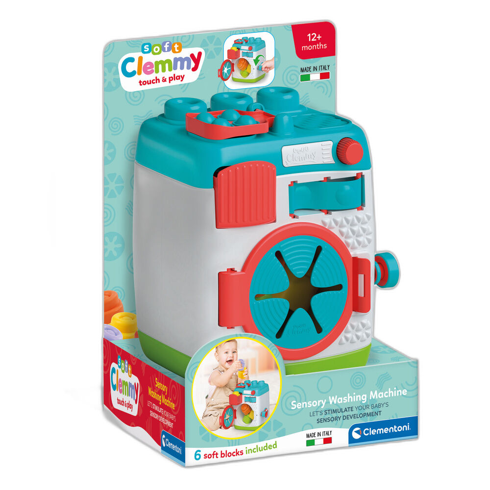 Clemmy Tvättmaskin - Sensory Lek för Små Barn
