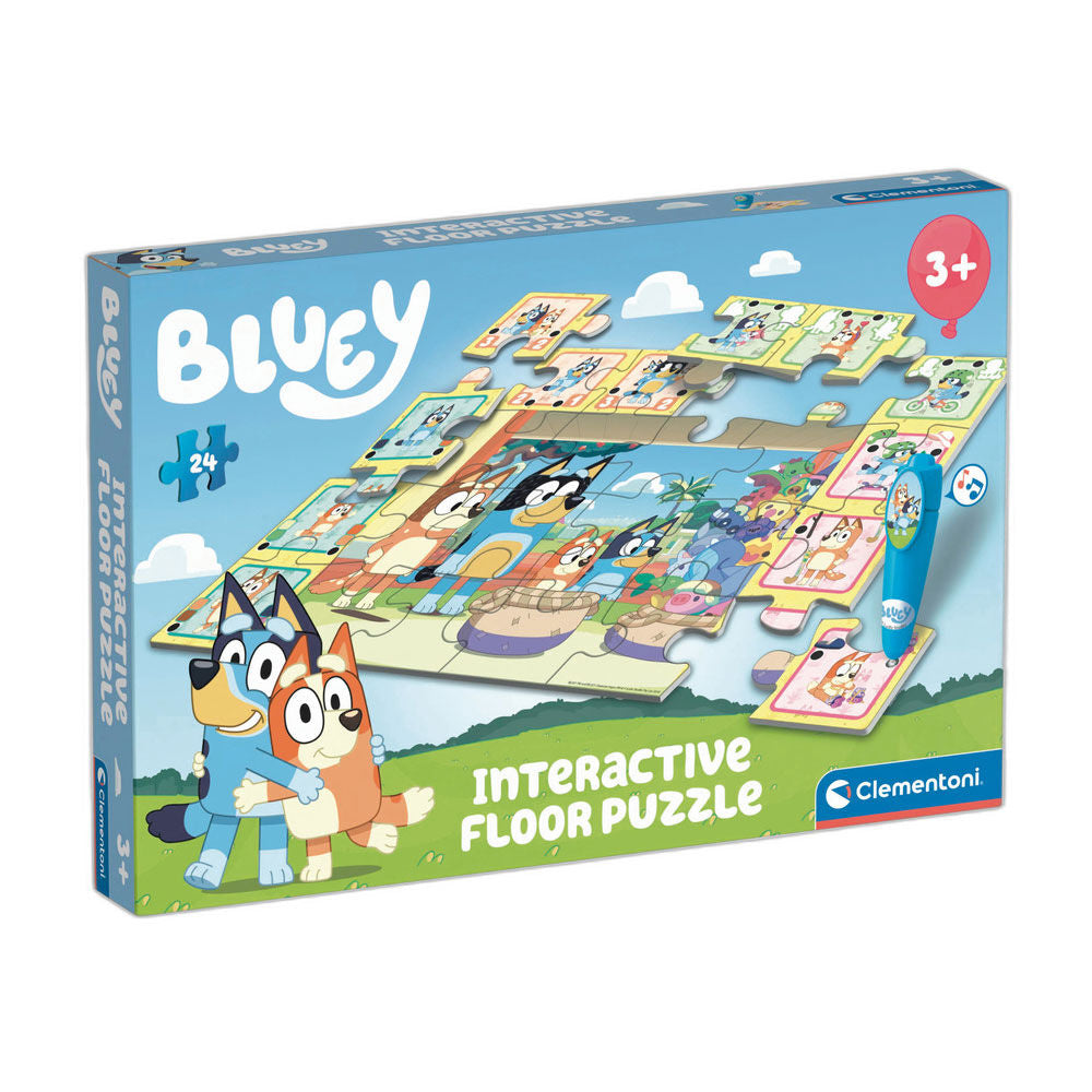 Bluey Interaktivt Golv Pussel 24 Bitar
