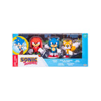 Sonic The Hedgehog Pack med 3 Figurer - 6 cm