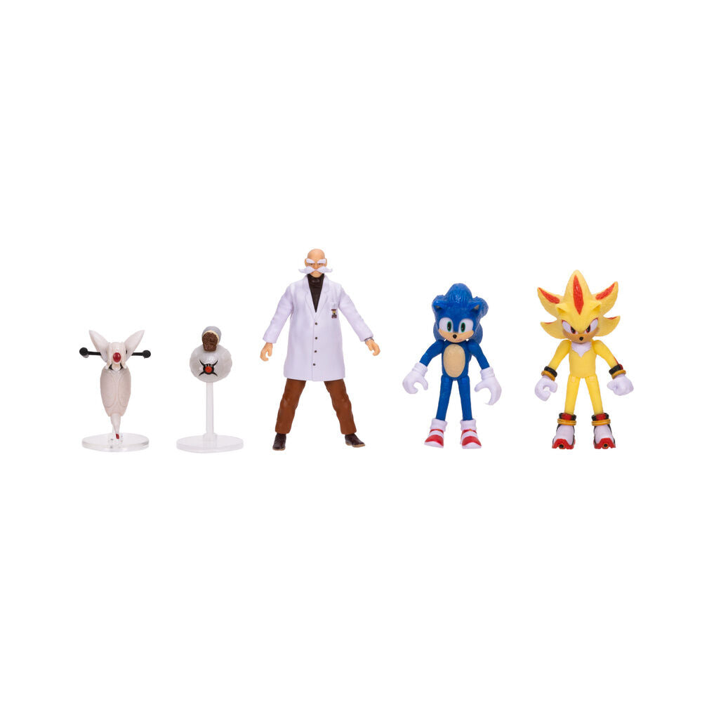 Sonic 3 Wave 3 Pack - 5 Figurer 6 cm