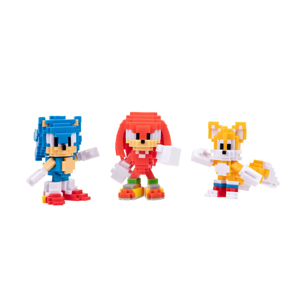 Sonic The Hedgehog Pack med 3 Figurer - 6 cm
