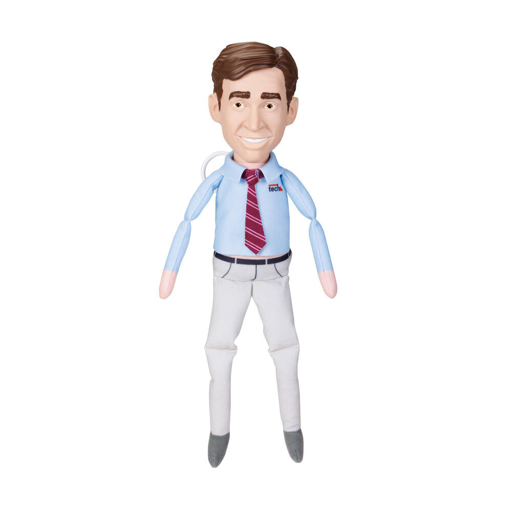 40-åriga Jungfrun Andy Stitzer Pratande Docka