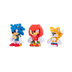 Sonic The Hedgehog Pack med 3 Figurer - 6 cm