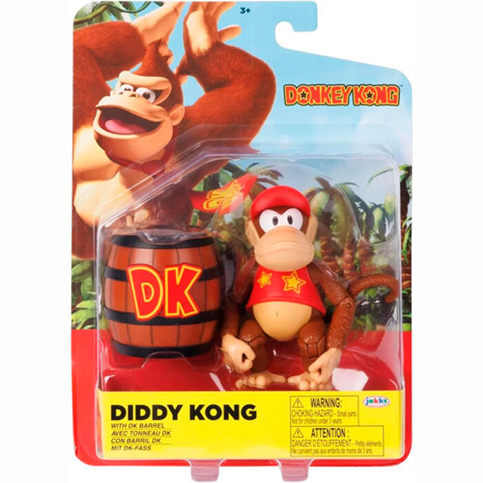 Donkey Kong Diddy Kong Figur 10cm