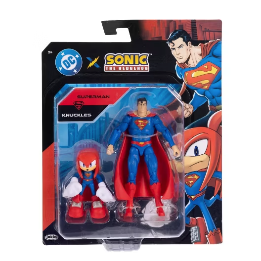 Sonic The Hedgehog Superman & Sonic Knuckles Figurer