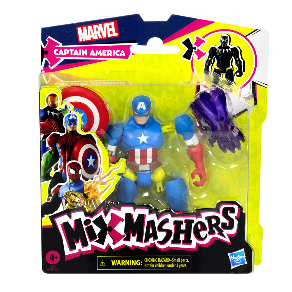 Marvel Mix Mashers Captain America Figur 12cm