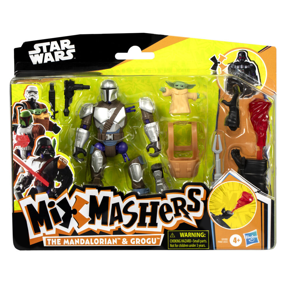 Star Wars Mix Mashers The Mandalorian & Grogu Deluxe figur 12 cm