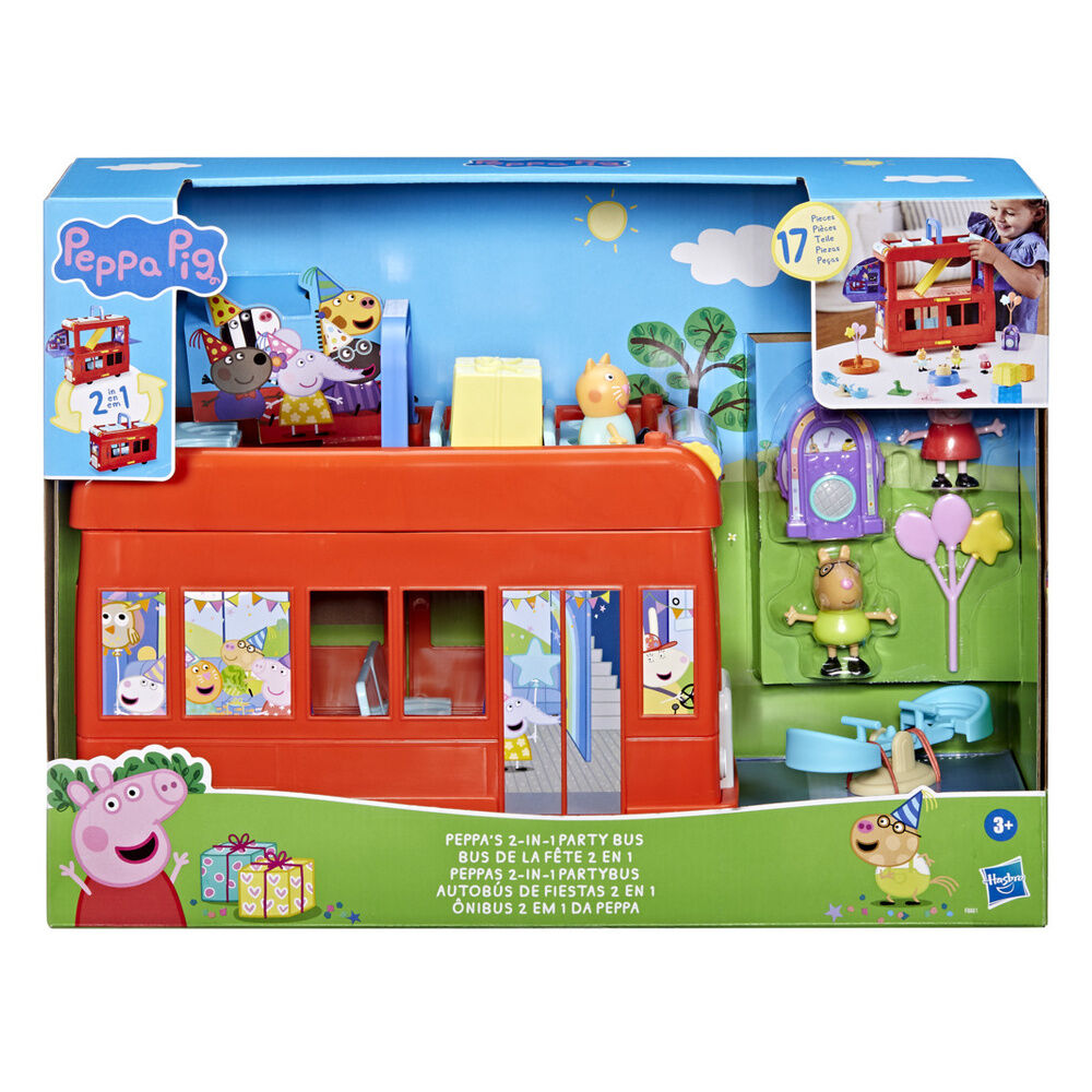 Greta Gris 2-i-1 Festbuss