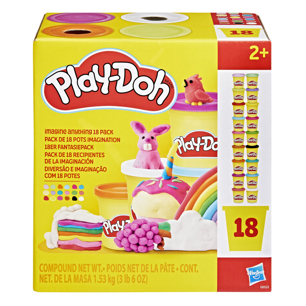 Play-Doh Set med 18 Burkar Modellera