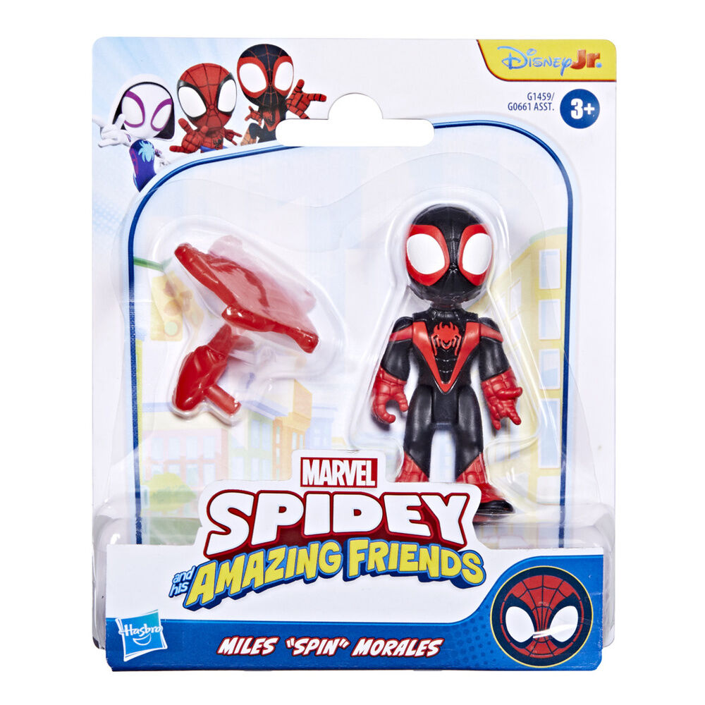 Marvel Spidey Miles Spin Morales Figur 7 cm