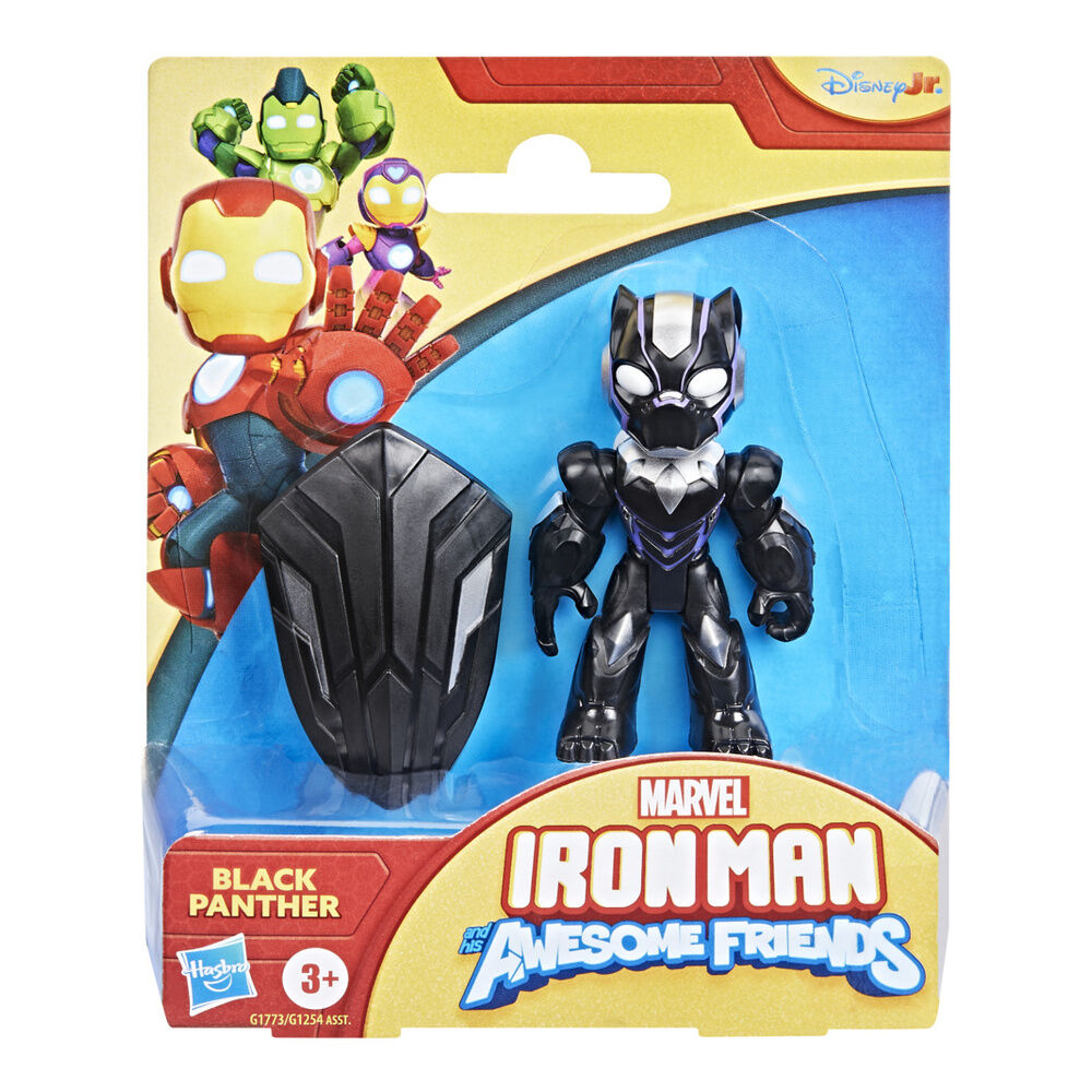 Marvel Iron Man Och Hans Fantastiska Vänner Black Panther Figur 7cm