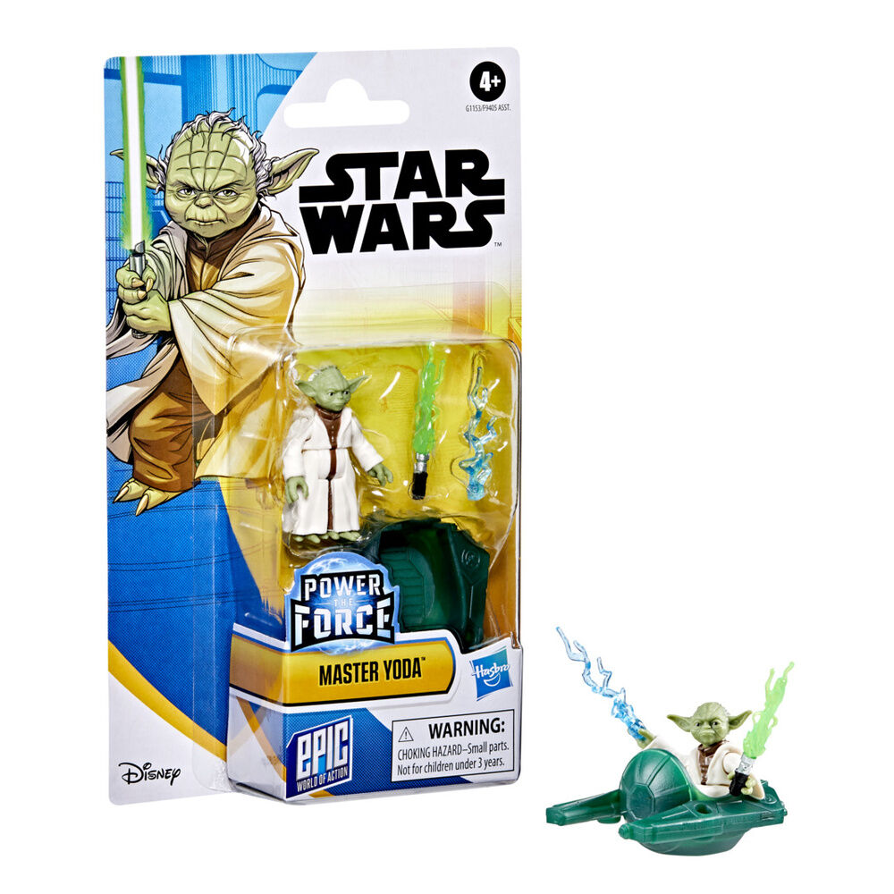 Star Wars Power the Force Master Yoda Figur 5cm