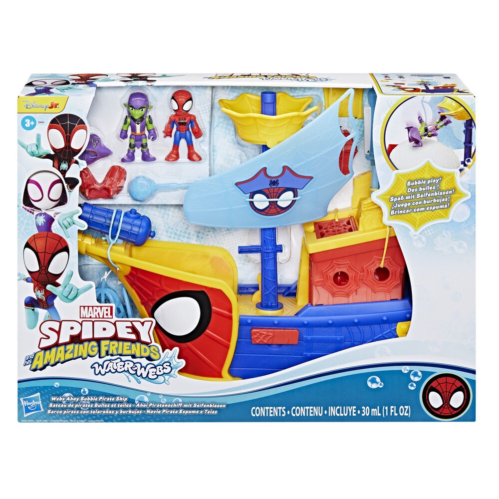 Marvel Spidey Spindeln och Bubblor Piratskepp
