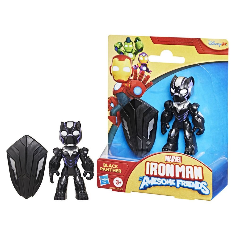 Marvel Iron Man Och Hans Fantastiska Vänner Black Panther Figur 7cm