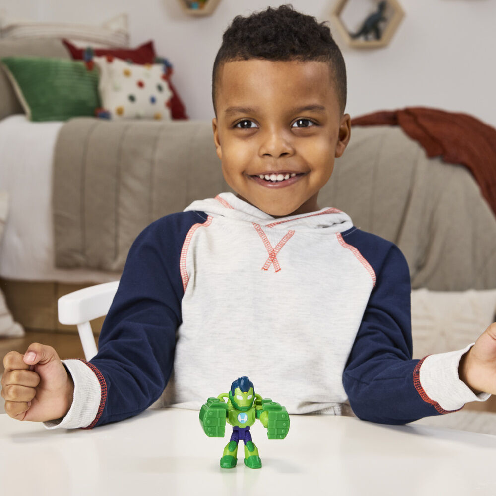 Marvel Iron Man Och Hans Fantastiska Vänner Iron Hulk Figur 7cm