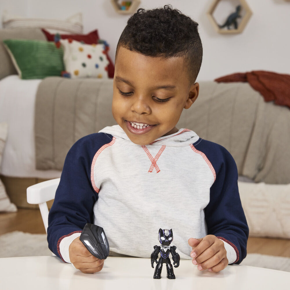 Marvel Iron Man Och Hans Fantastiska Vänner Black Panther Figur 7cm