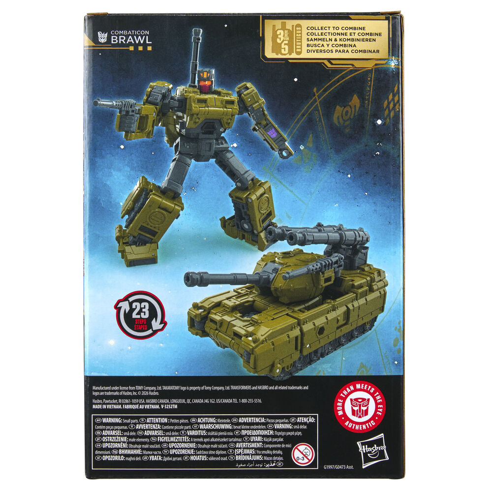 Transformers Age of the Primes Brawl Combaticon Figur 14 cm