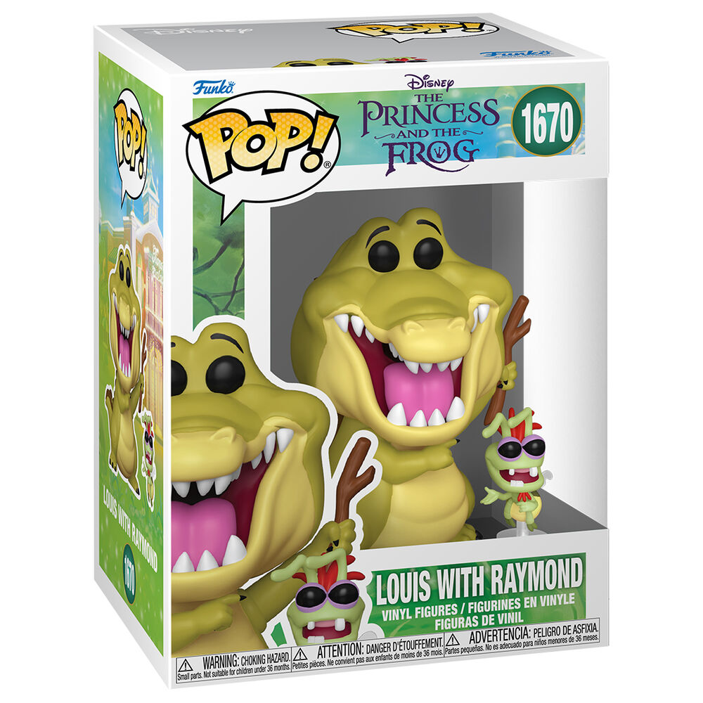 POP Figur Disney Tiana och Sapo Louis med Raymond