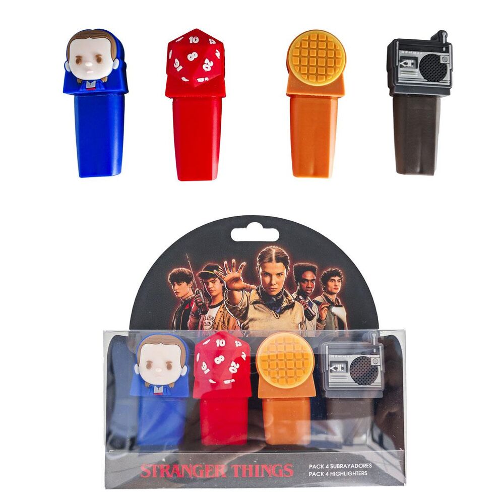 Stranger Things Pack 4 Highlighters