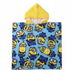 Minions Mikrofiber Poncho Strandhandduk