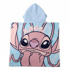 Disney Stitch Mikrofiber Poncho Strandhandduk