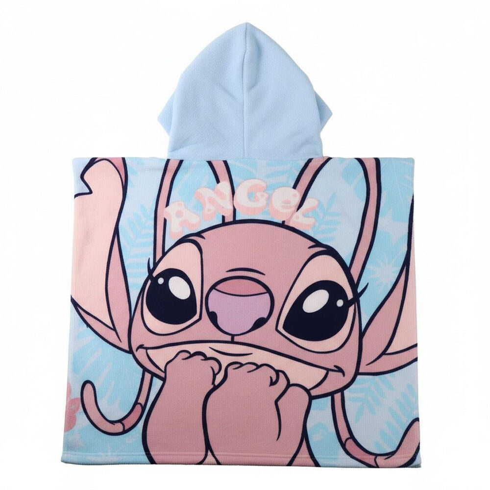 Disney Stitch Mikrofiber Poncho Strandhandduk