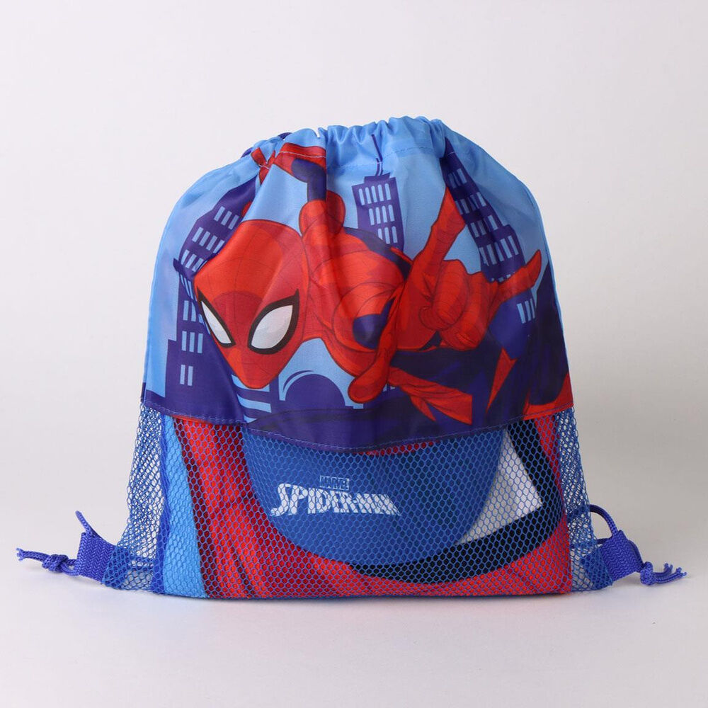Marvel Spiderman Handduk + Väska + Keps Set