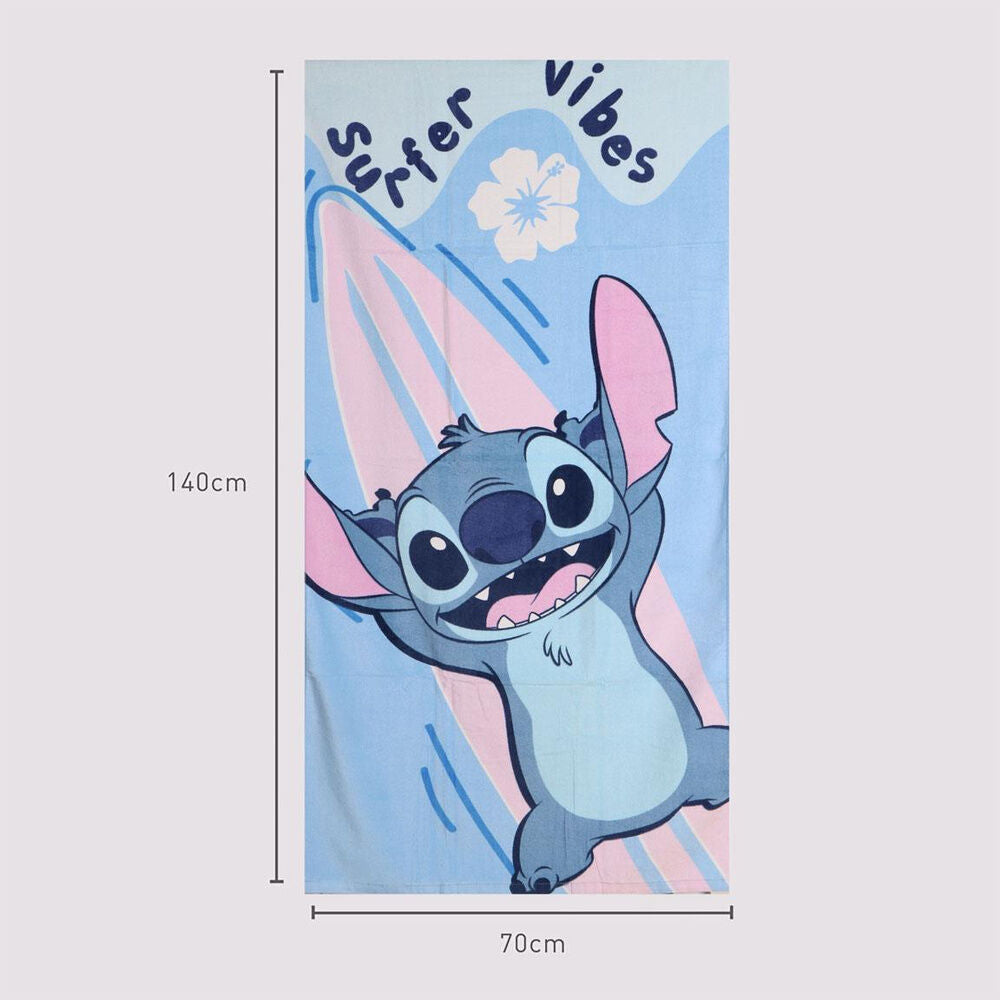 Disney Stitch Bomull Strandhandduk