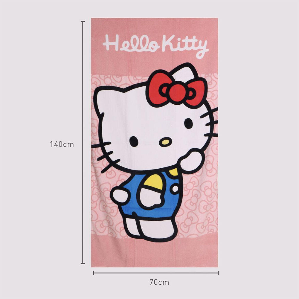 Hello Kitty Bomull Strandhandduk 70x140 cm