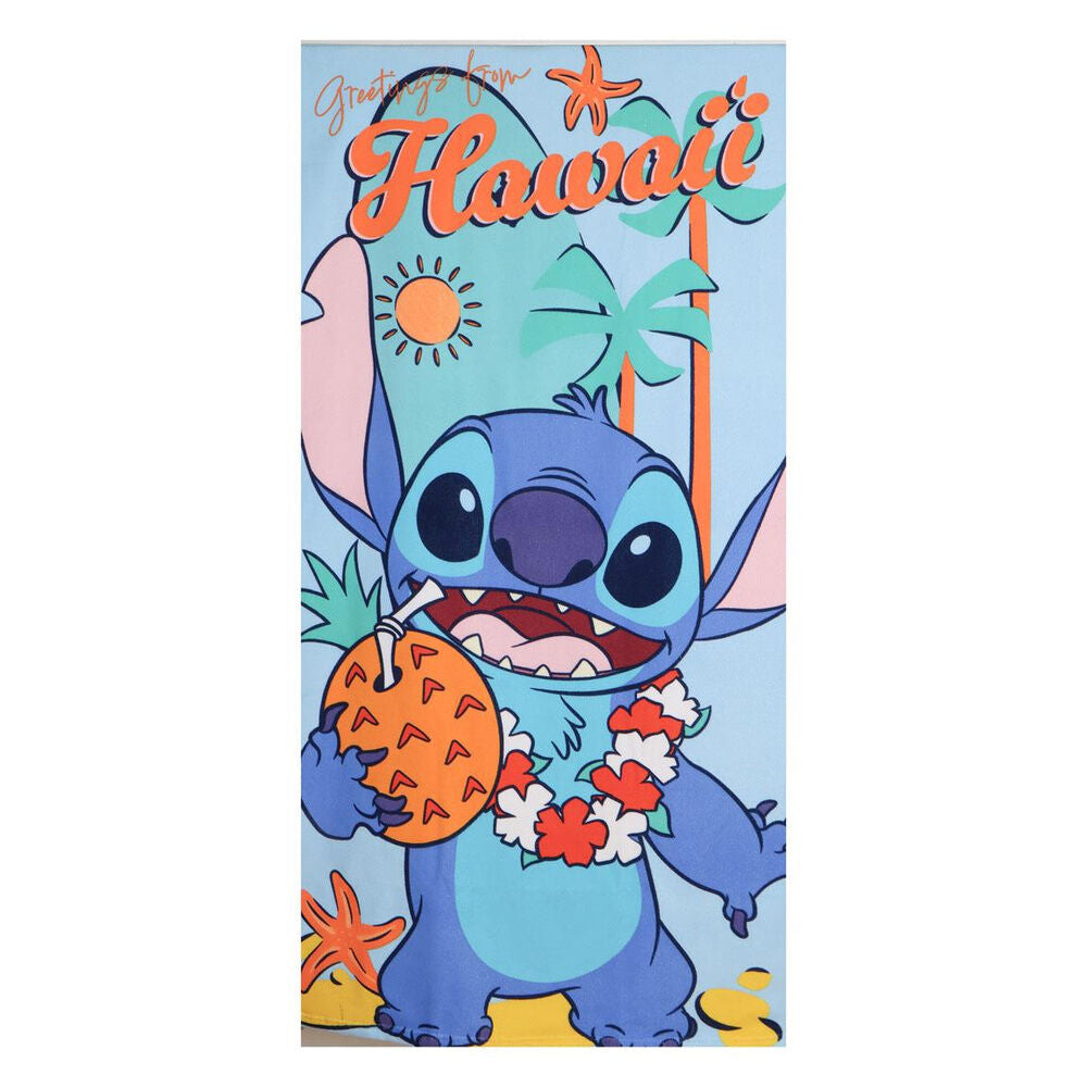 Disney Stitch Handduk + Väska + Kapsats Set