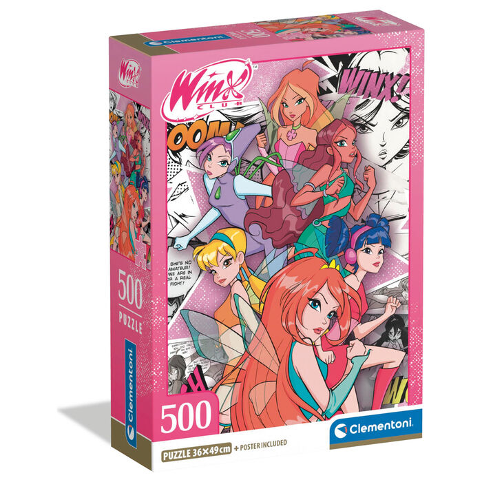 DC Comics Winx Puzzle 500 Pussel – Fascinerande Utmaning för Fans