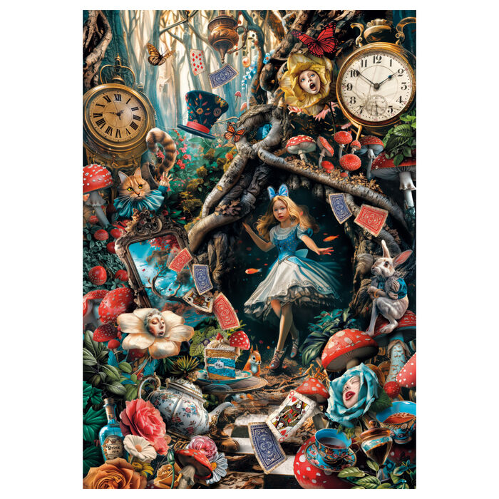 Another Day in Wonderland Puzzle 1000 Bitar