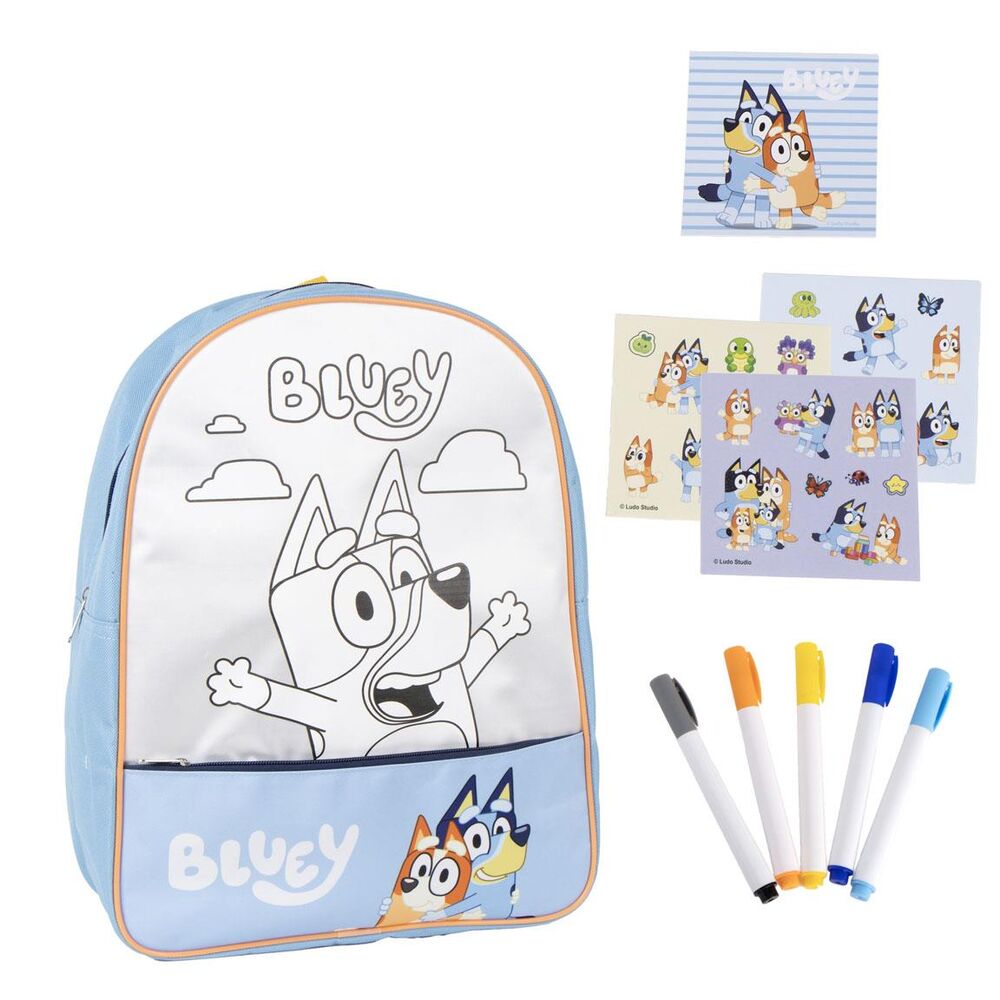 Bluey DIY Ryggsäck Set – Kreativ och Rolig För Barn