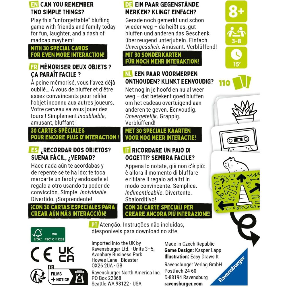 That's Not a Hat Spelkort