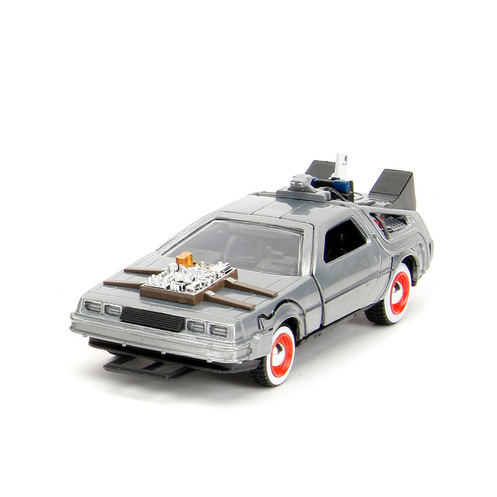 Back to the Future 40th Anniversary Time Machine Pack 3 DeLorean