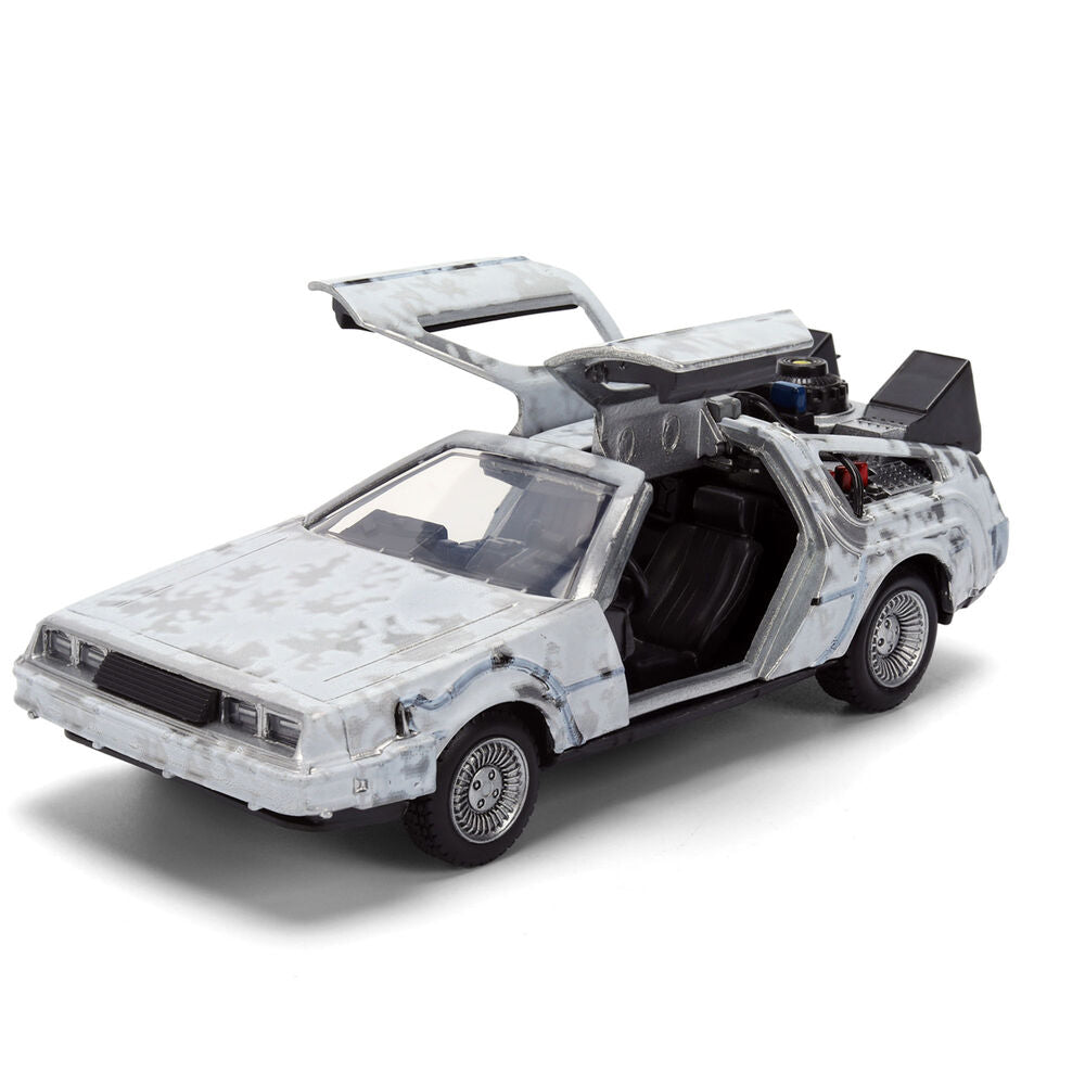 Back to the Future 40-årsjubileum Time Machine Ice Effect DeLorean-replika