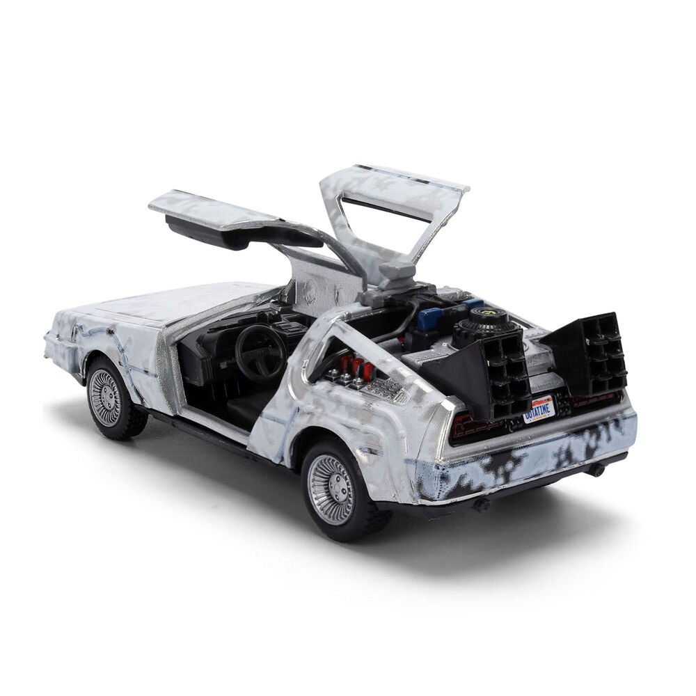 Back to the Future 40-årsjubileum Time Machine Ice Effect DeLorean-replika