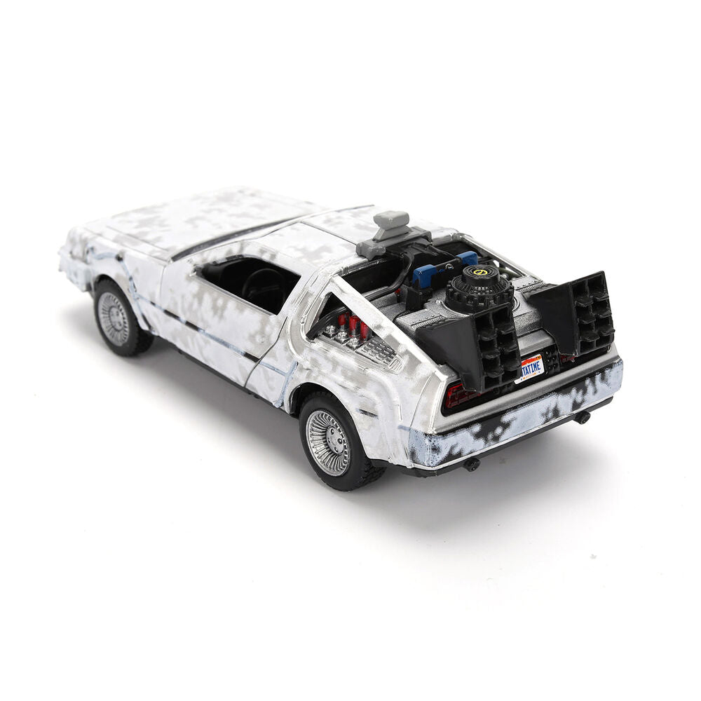 Back to the Future 40-årsjubileum Time Machine Ice Effect DeLorean-replika