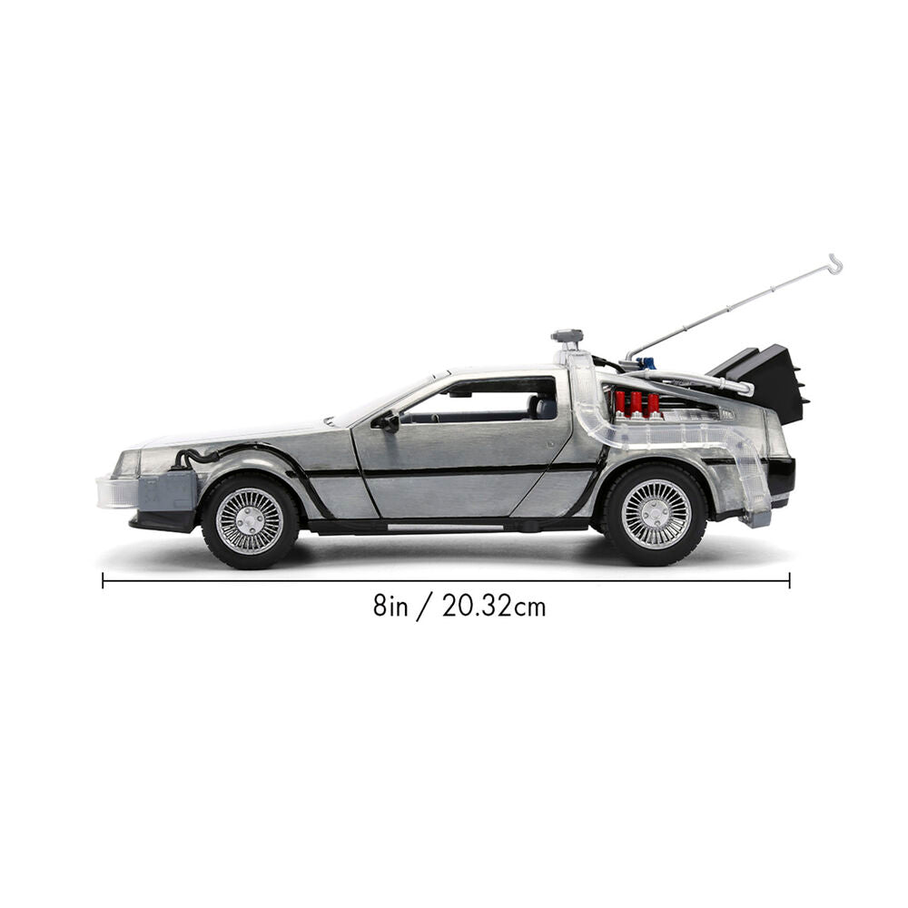 Back to the Future 40-årsjubileum Time Machine Hollywood Rides DeLorean Replika