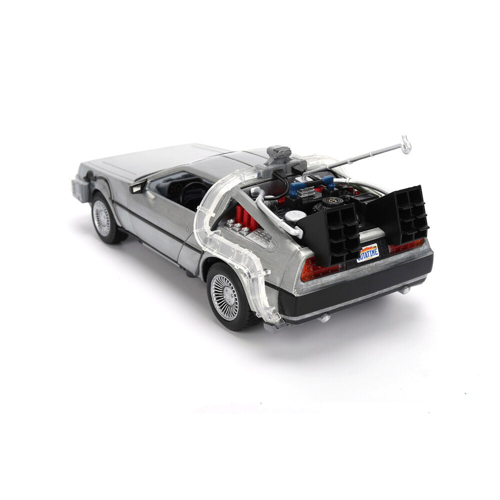 Back to the Future 40-årsjubileum Time Machine Hollywood Rides DeLorean Replika
