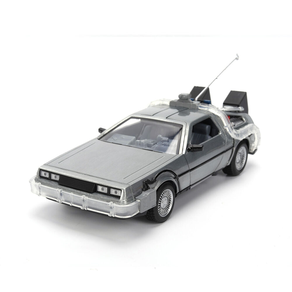 Back to the Future 40-årsjubileum Time Machine Hollywood Rides DeLorean Replika