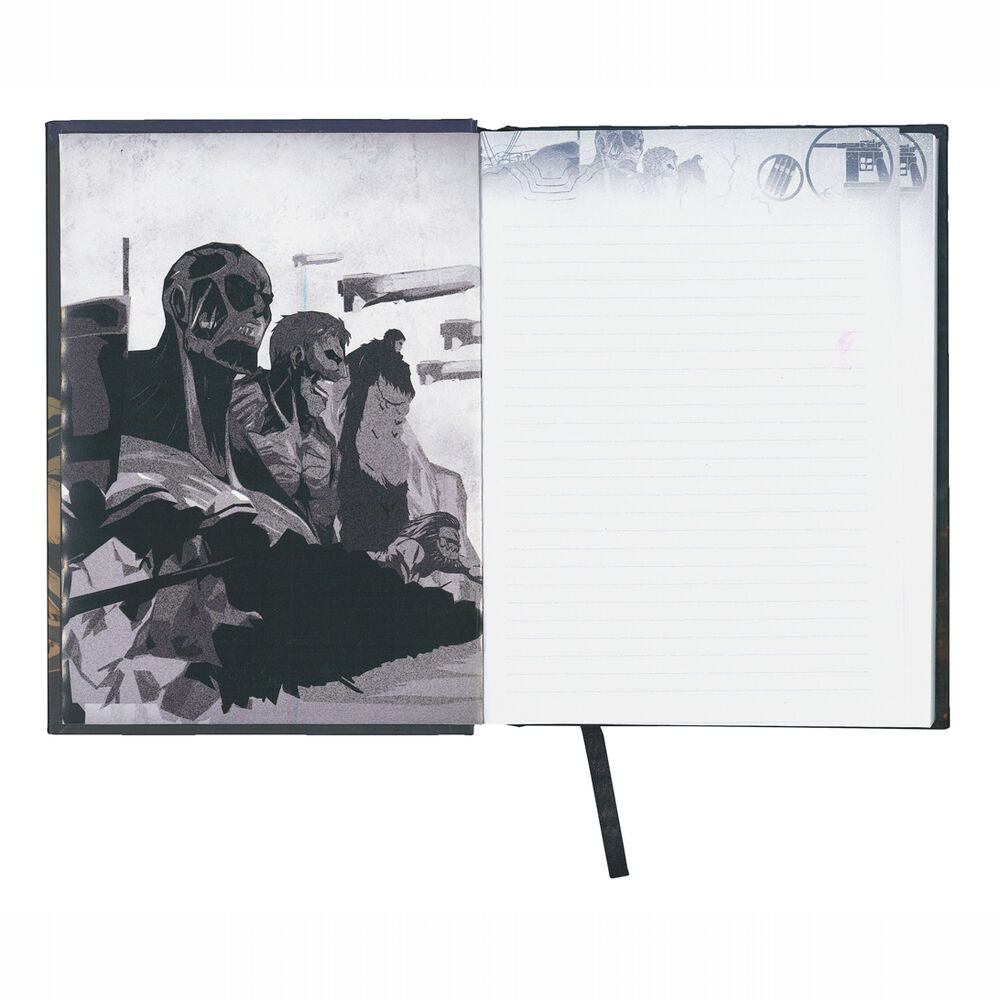 Attack on Titans Strugglen Anteckningsblock med ljus