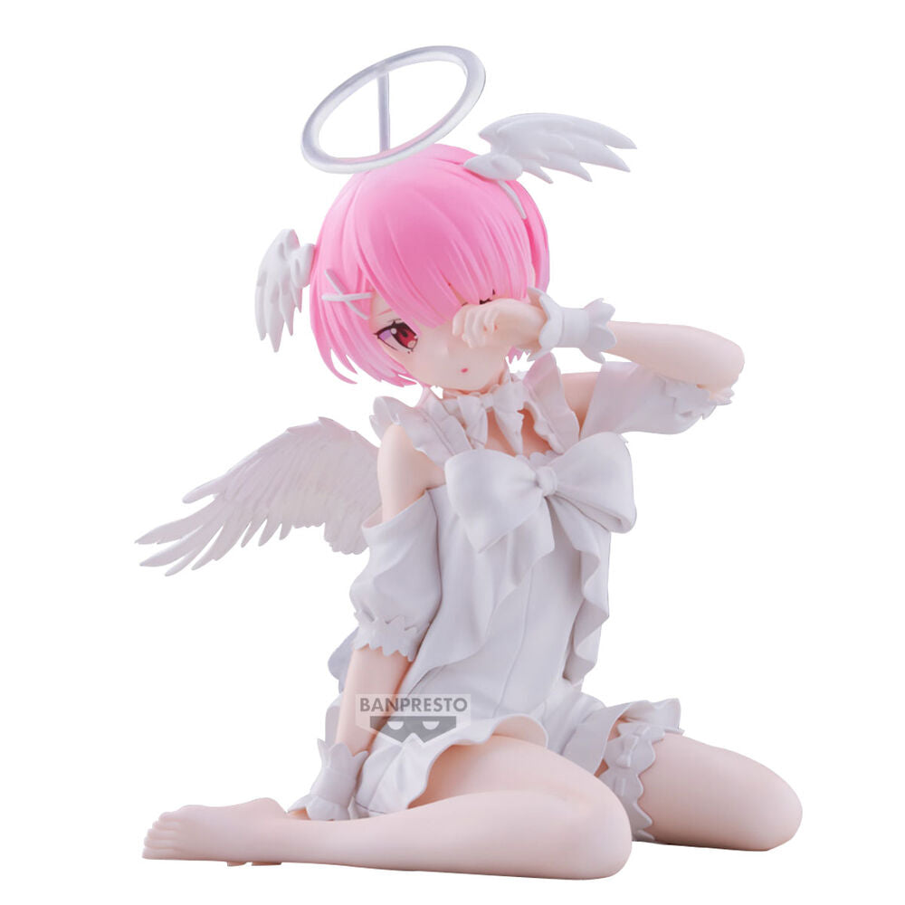 Re:Zero Starting Life in Another World Relax Time Ram Sweet Angel Figur 13cm
