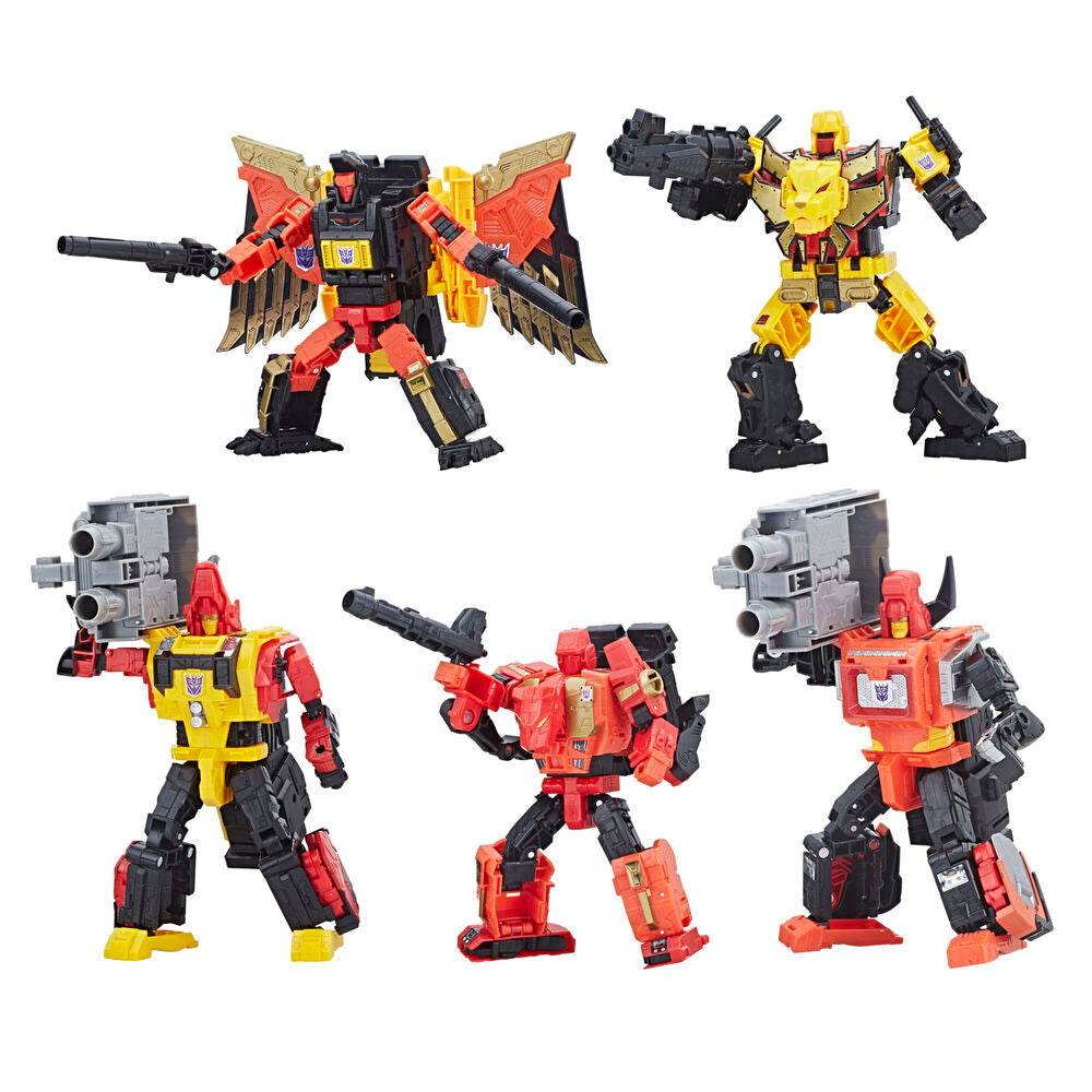 Transformers Power of the Primes Predaking Combiner set figur