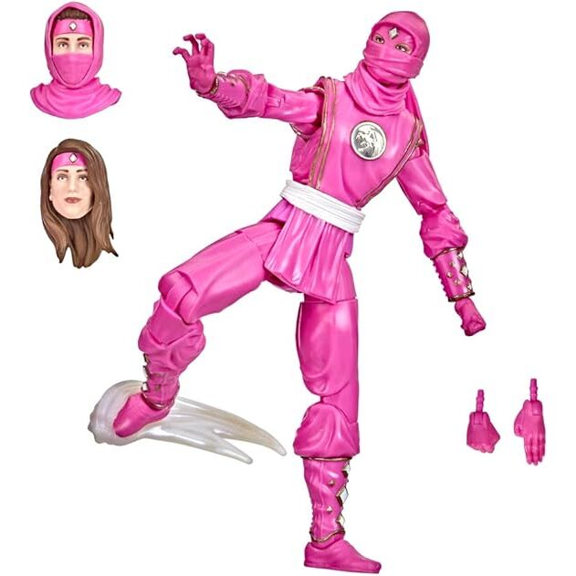 Power Rangers Lightning Collection Mighty Morphin Ninja Pink Ranger Figur 15 cm