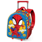 Marvel Spiderman Web Out 3D Ryggsäck med Hjul 31cm